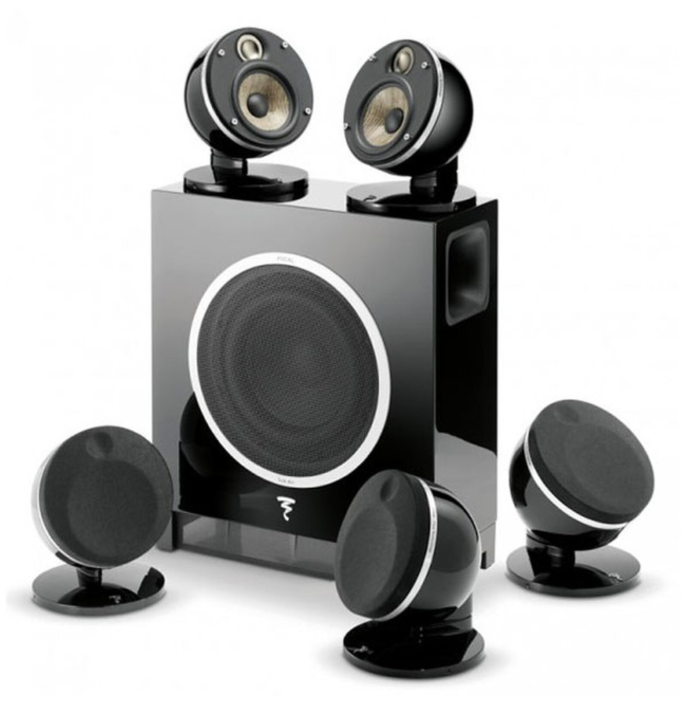 Focal Dôme Flax Pack 5.1 Noir