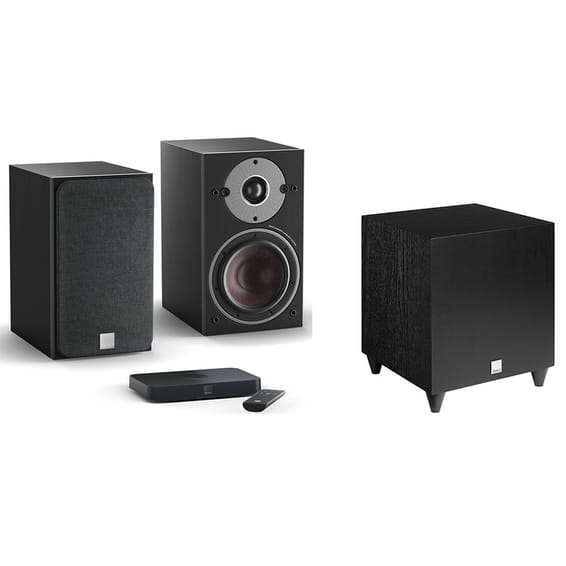 Dali Oberon 1 C Noir + Sound Hub Compact + SUB C-8 D Noir