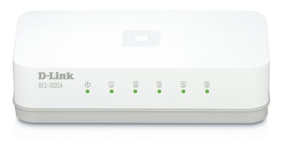 Switch Non Administrable D-Link 5-port 10/100Base-T (DES-1005A/E)