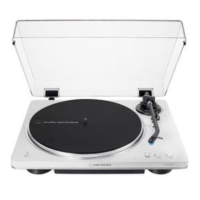 KEF LSX II Blanc + Audio-Technica AT-LP70XBT Blanc — image 2