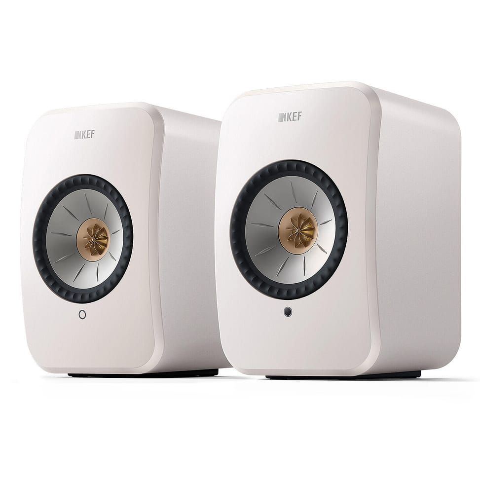 KEF LSX II Blanc + Audio-Technica AT-LP70XBT Blanc — image 4
