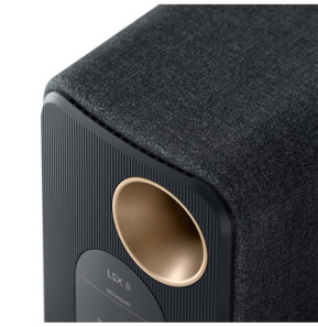 KEF LSX II Noir Carbone