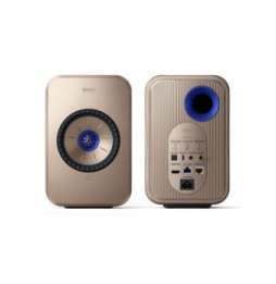 KEF LSX II Soundwave by Terence Conran + Audio-Technica AT-LP70XBT Blanc