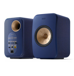 KEF LSX II Bleu Cobalt + Audio-Technica AT-LP70XBT Noir