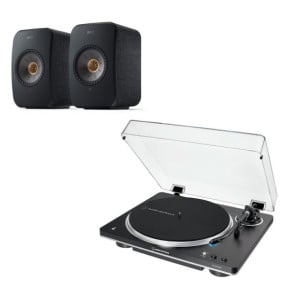 KEF LSX II Noir Carbone + Audio-Technica...