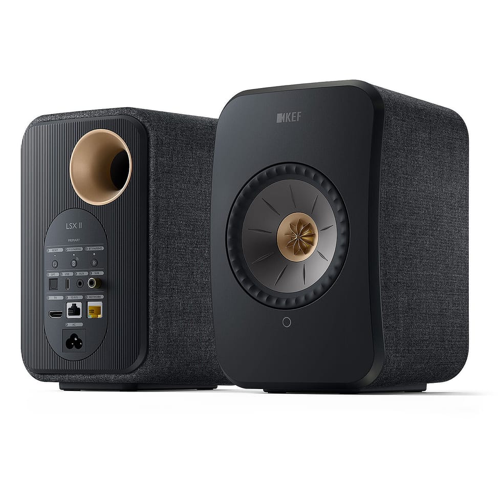 KEF LSX II Noir Carbone + Audio-Technica AT-LP70XBT Noir — image 5