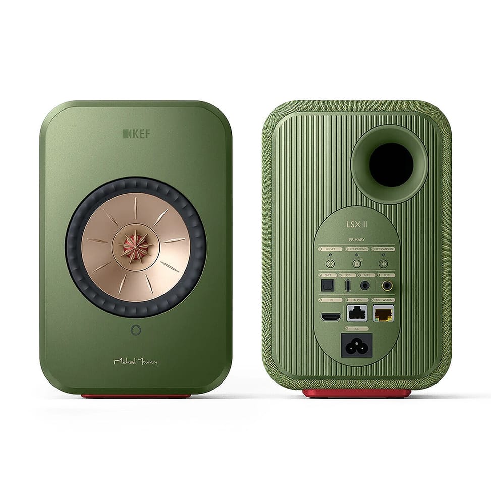 KEF LSX II Vert + Audio-Technica AT-LP70XBT Noir — image 5