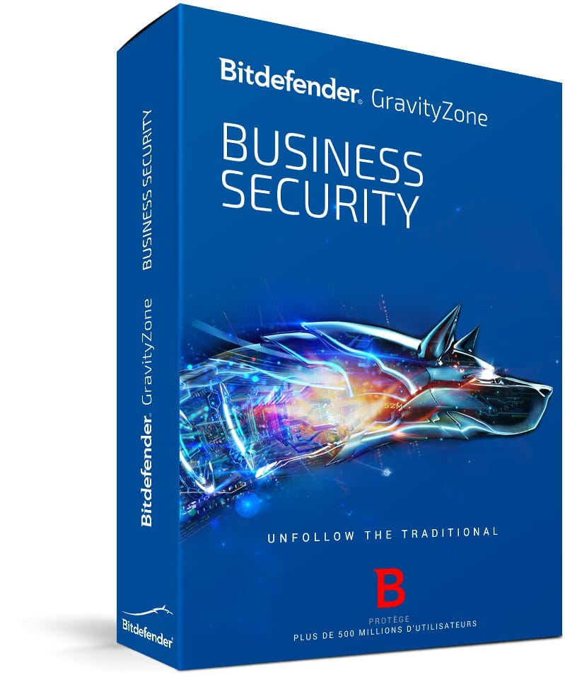 Bitdefender GravityZone Business Security (1 serveur, 5 postes)