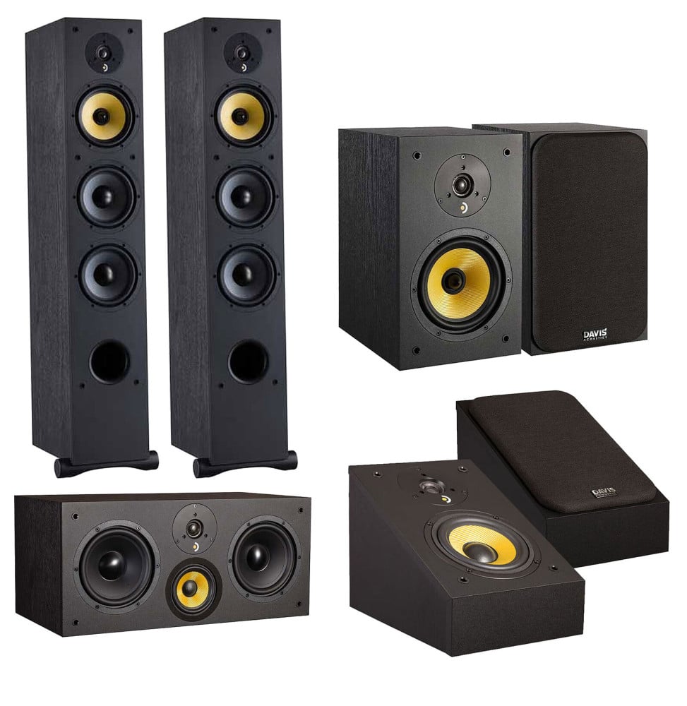 Davis Acoustics Pack Ariane 7 GM Atmos Noir