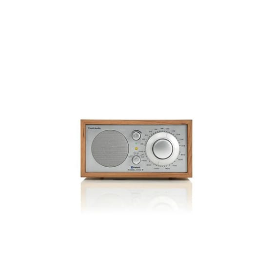 Tivoli Audio Enceinte Audio Bluetooth/Radio AM/FM/AUX Modèle One BT en Bois Marron clair