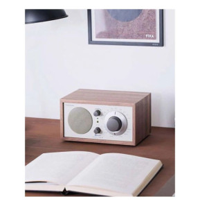 Tivoli Audio Enceinte Audio Bluetooth/Radio AM/FM/AUX Modèle One BT en Bois Marron clair