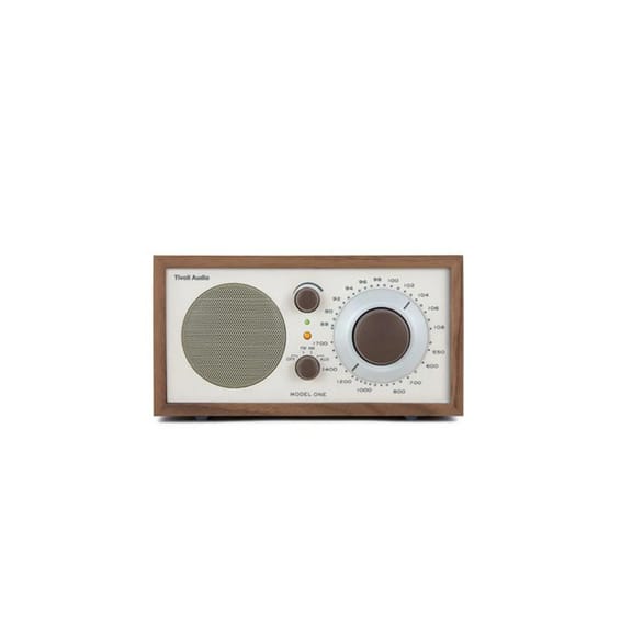 Tivoli Audio Enceinte Numérique Radio AM/FM/AUX Modèle One en Bois Marron