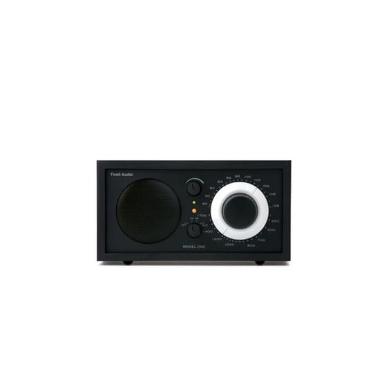 Tivoli Audio Enceinte Numérique Radio AM/FM/AUX Modèle One en Bois Noir