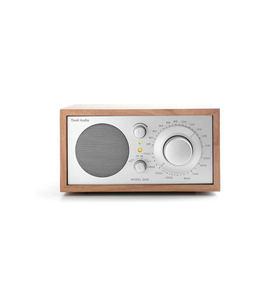 Tivoli Audio Enceinte Numérique Radio AM/FM/AUX Modèle One en Bois Rouge