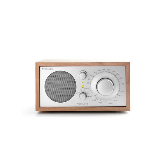 Tivoli Audio Enceinte Numérique Radio AM/FM/AUX Modèle One en Bois Rouge