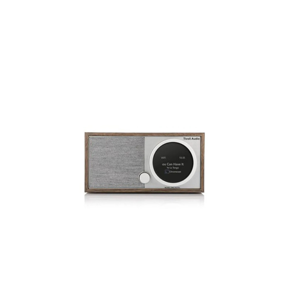 Tivoli Audio Enceinte Sans Fil Wi-Fi/Bluetooth/DAB+/FM Modèle One Digital 2ème Génération Marron