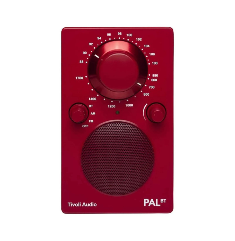 Tivoli Audio Radio AM/FM Bluetooth 5.1 Portable Rouge