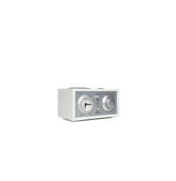 Tivoli Audio Radio-Réveil Sans Fil Modèle Three Bluetooth 5.1 avec Syntoniseur AM/FM Blanc