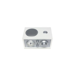 Tivoli Audio Radio-Réveil Sans Fil Modèle Three Bluetooth 5.1 avec Syntoniseur AM/FM Blanc