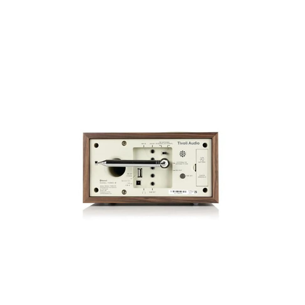 Tivoli Audio Radio-Réveil Sans Fil Modèle Three Bluetooth 5.1 avec Syntoniseur AM/FM Marron — image 5