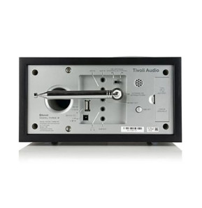 Tivoli Audio Radio-Réveil Sans Fil Modèle Three Bluetooth 5.1 avec Syntoniseur AM/FM Noir