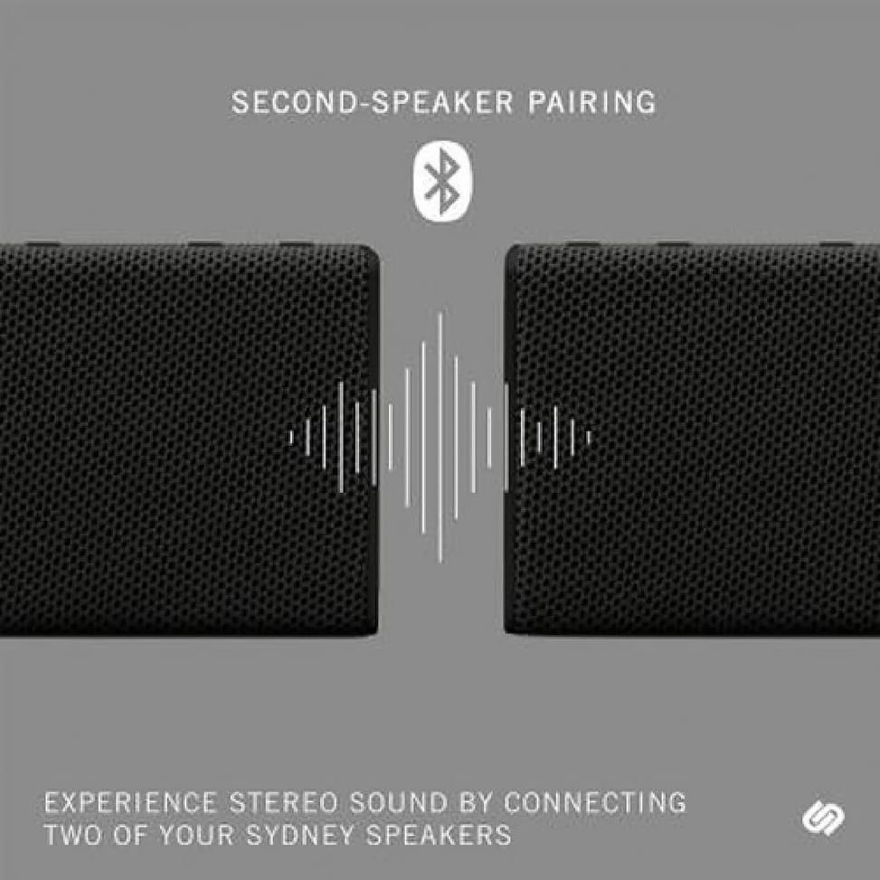 Urbanista Enceinte Bluetooth 5.0 IPX5 Sydney Portable et Légère avec Câble de Charge Noir — image 3