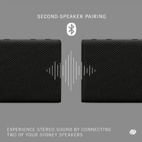 Urbanista Enceinte Bluetooth 5.0 IPX5 Sydney Portable et Légère avec Câble de Charge Noir — image 3