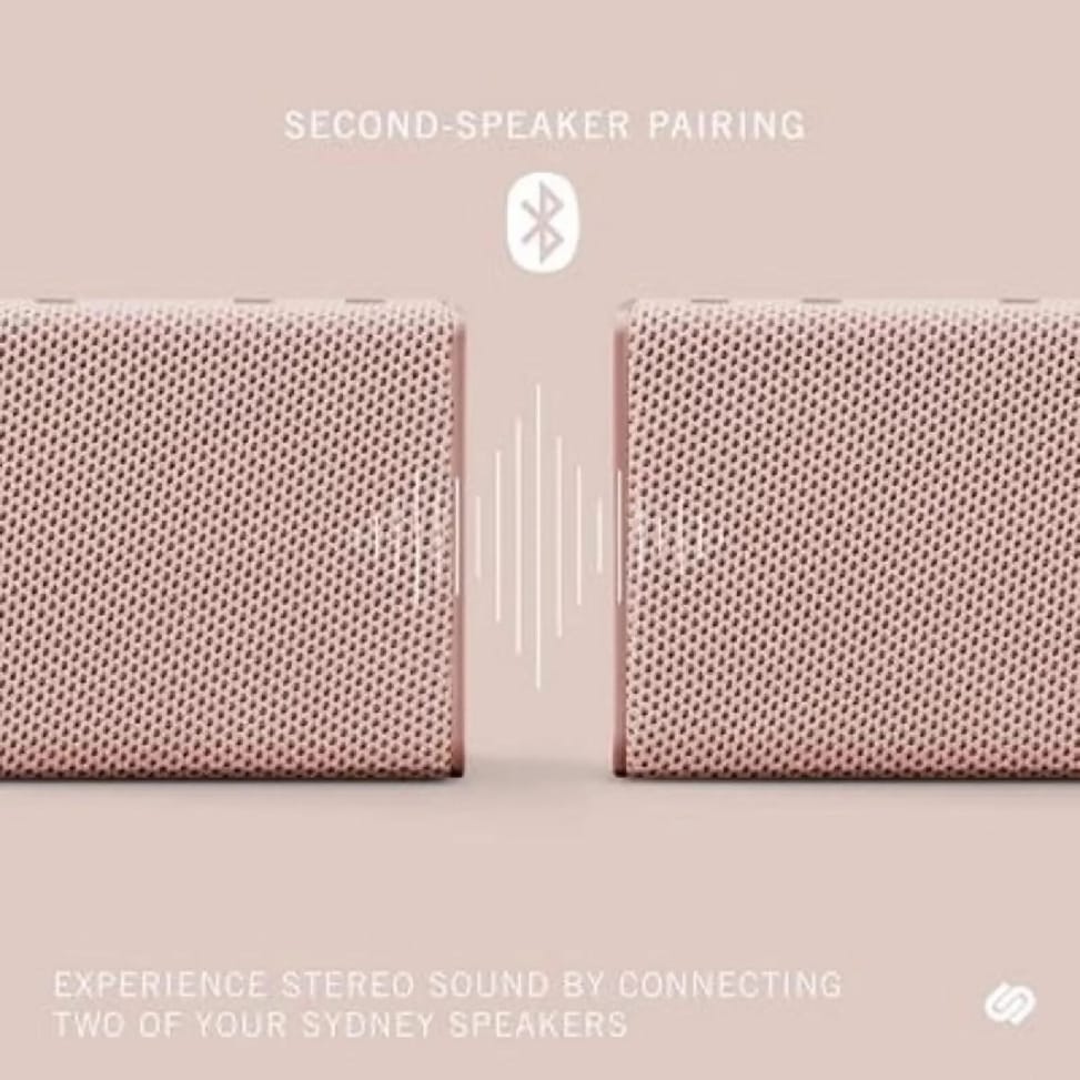 Urbanista Enceinte Bluetooth 5.0 IPX5 Sydney Portable et Légère avec Câble de Charge Rose — image 3