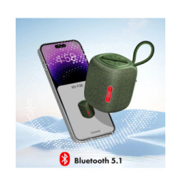 XO Enceinte Bluetooth Compact avec Dragonne Kaki