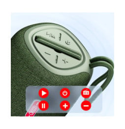 XO Enceinte Bluetooth Compact avec Dragonne Kaki