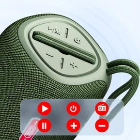 XO Enceinte Bluetooth Compact avec Dragonne Kaki — image 5