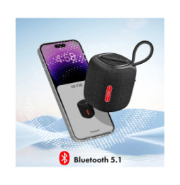 XO Enceinte Bluetooth Compact avec Dragonne Noir