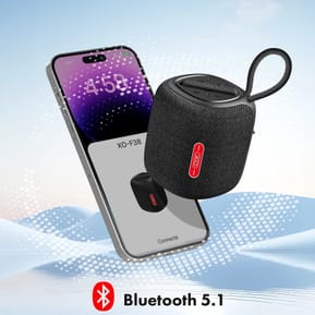XO Enceinte Bluetooth Compact avec Dragonne Noir — image 3
