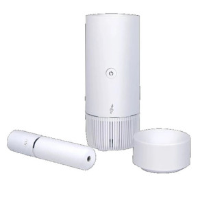 AROMASOUND Coffret Fraîcheur et Vitalité Enceinte Bluetooth Lantao avec Humidificateur Blanc
