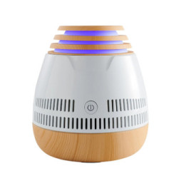 AROMASOUND Enceinte Audio Symphoney Lumineuse avec Diffuseur d'Huiles Essentielles Blanc