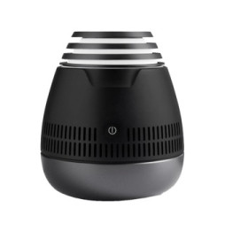 AROMASOUND Enceinte Audio Symphoney Lumineuse avec Diffuseur d'Huiles Essentielles Noir