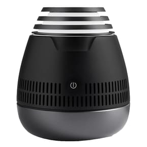 AROMASOUND Enceinte Audio Symphoney Lumineuse avec Diffuseur d'Huiles Essentielles Noir