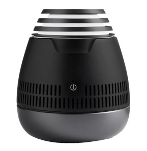 AROMASOUND Enceinte Audio Symphoney Lumineuse avec Diffuseur d'Huiles Essentielles Noir