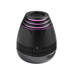 AROMASOUND Enceinte Audio Symphoney Lumineuse avec Diffuseur d'Huiles Essentielles Noir
