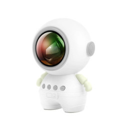 Avizar Enceinte Bluetooth Astronaute LED RGB Compact Blanc