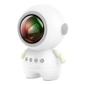 Avizar Enceinte Bluetooth Astronaute LED RGB Compact Blanc
