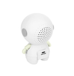 Avizar Enceinte Bluetooth Astronaute LED RGB Compact Blanc