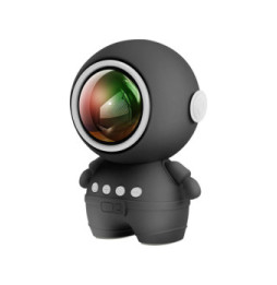 Avizar Enceinte Bluetooth Astronaute LED RGB Compact Noir