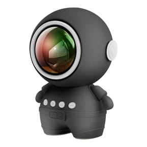 Avizar Enceinte Bluetooth Astronaute LED RGB Compact Noir