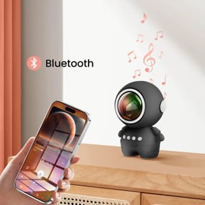Avizar Enceinte Bluetooth Astronaute LED RGB Compact Noir — image 3