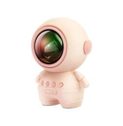 Avizar Enceinte Bluetooth Astronaute LED RGB Compact Rose