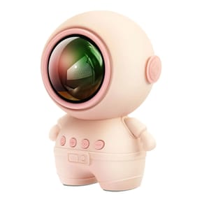 Avizar Enceinte Bluetooth Astronaute LED RGB Compact Rose