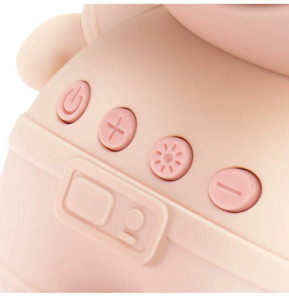 Avizar Enceinte Bluetooth Astronaute LED RGB Compact Rose