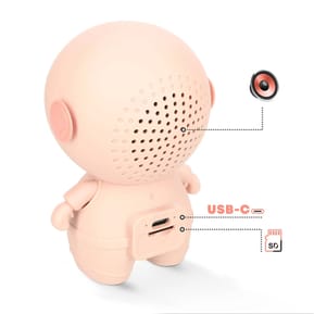 Avizar Enceinte Bluetooth Astronaute LED RGB Compact Rose — image 5