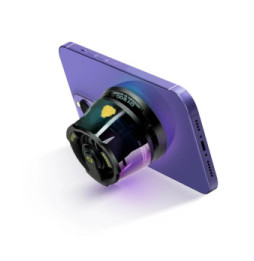 Avizar Enceinte Bluetooth MagSafe Portable et Lumineuse Noir
